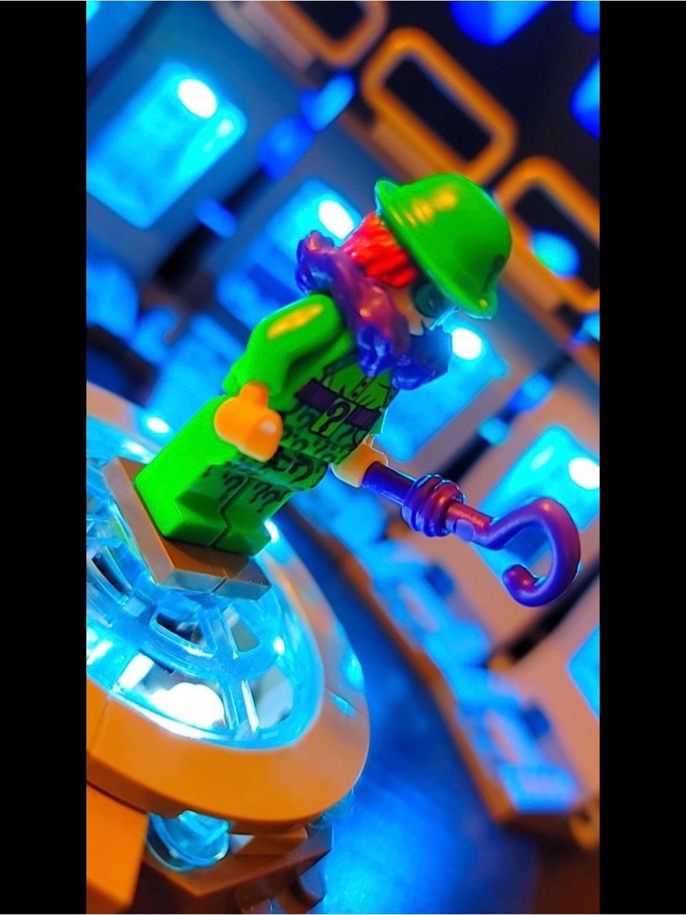 Batman Riddler Minifigure Lego Compatible - Picture 5 of 7
